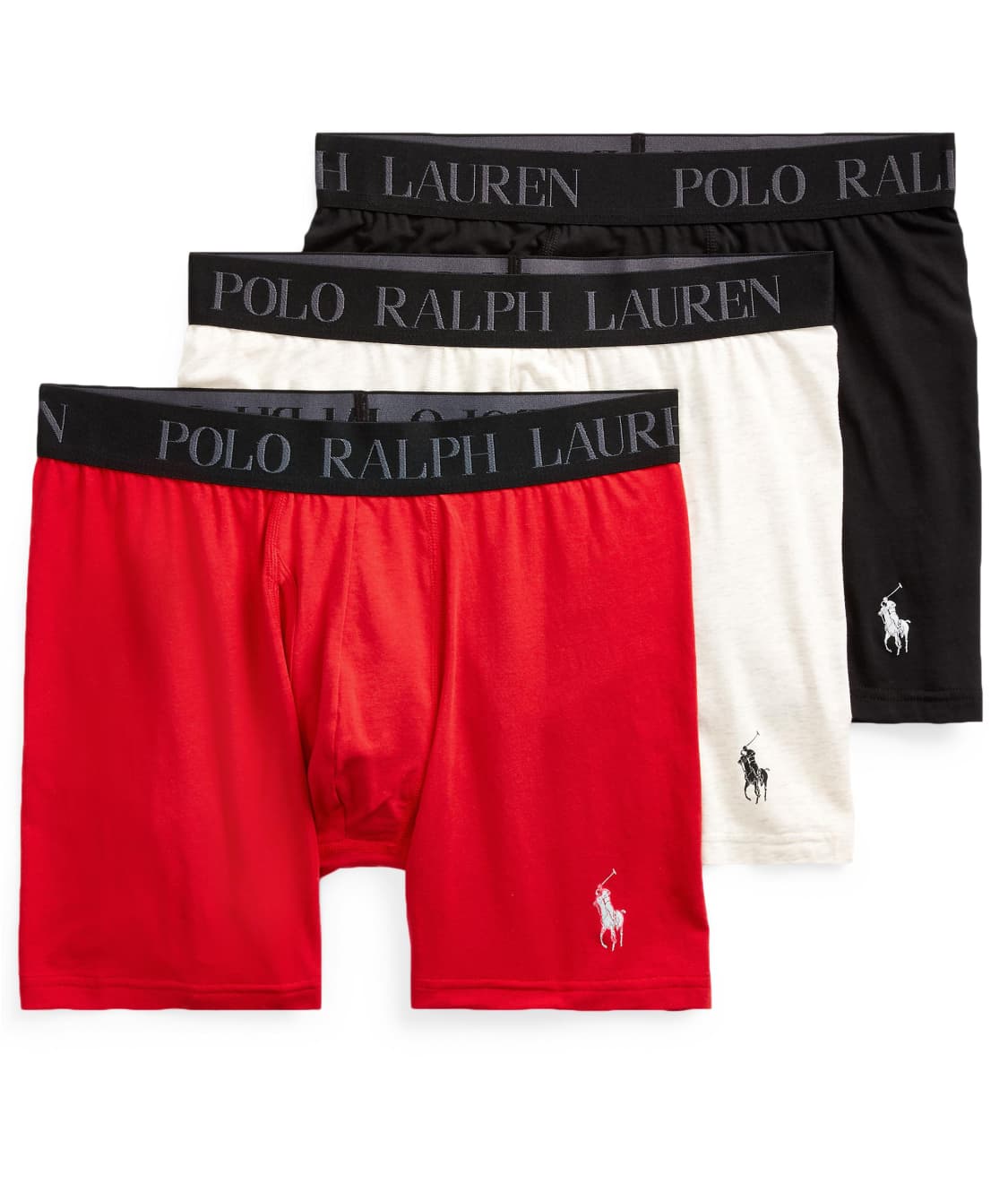 Polo Ralph Lauren: 4D-Flex Stretch Cotton Boxer Brief 3-Pack LABBP3