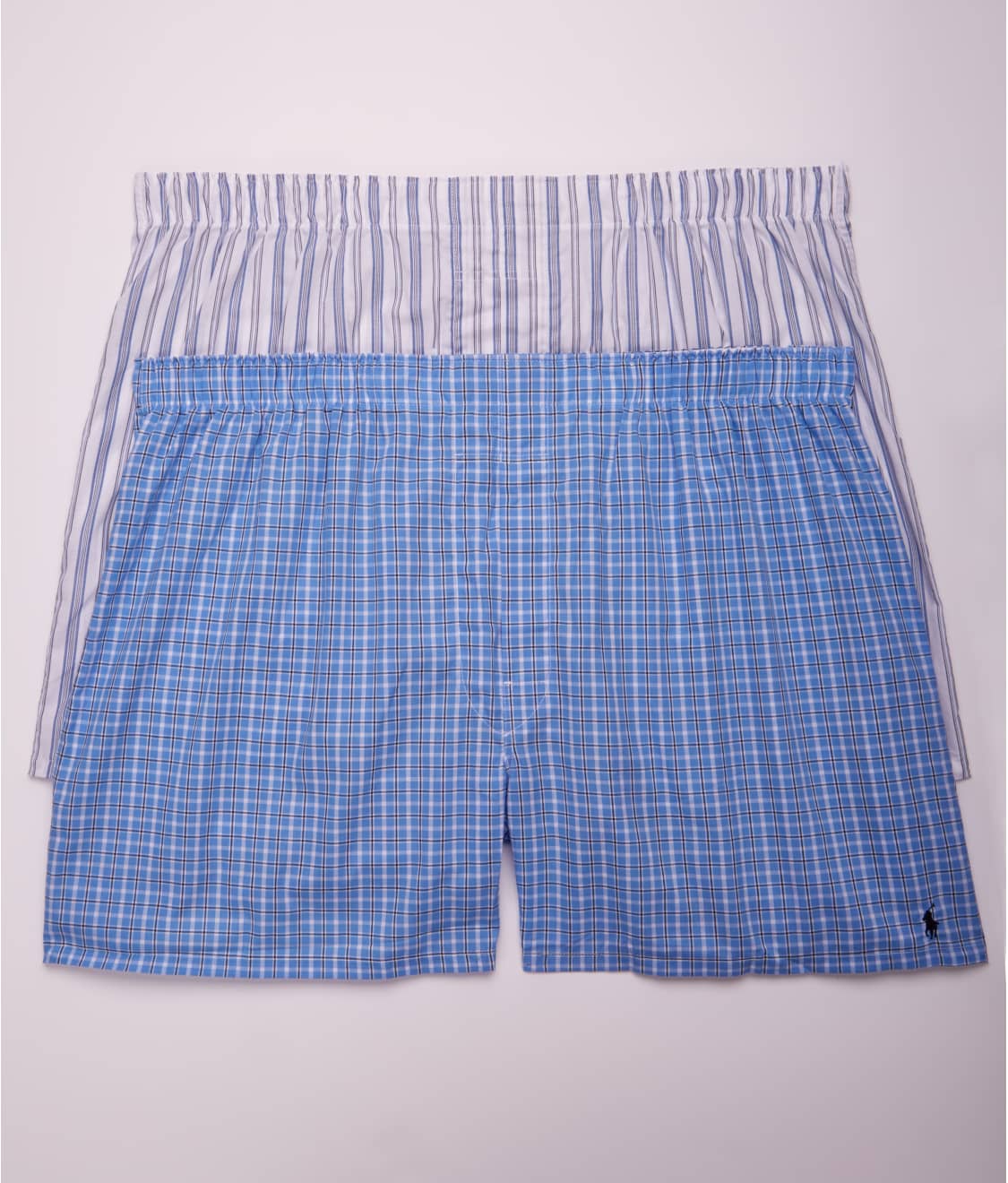 Polo Ralph Lauren Classic Big & Tall Cotton Woven Boxers 2-Pack ...