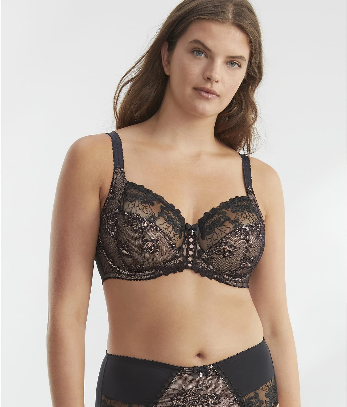 Pour Moi: Sofia Embroidered Side Support Bra 3827