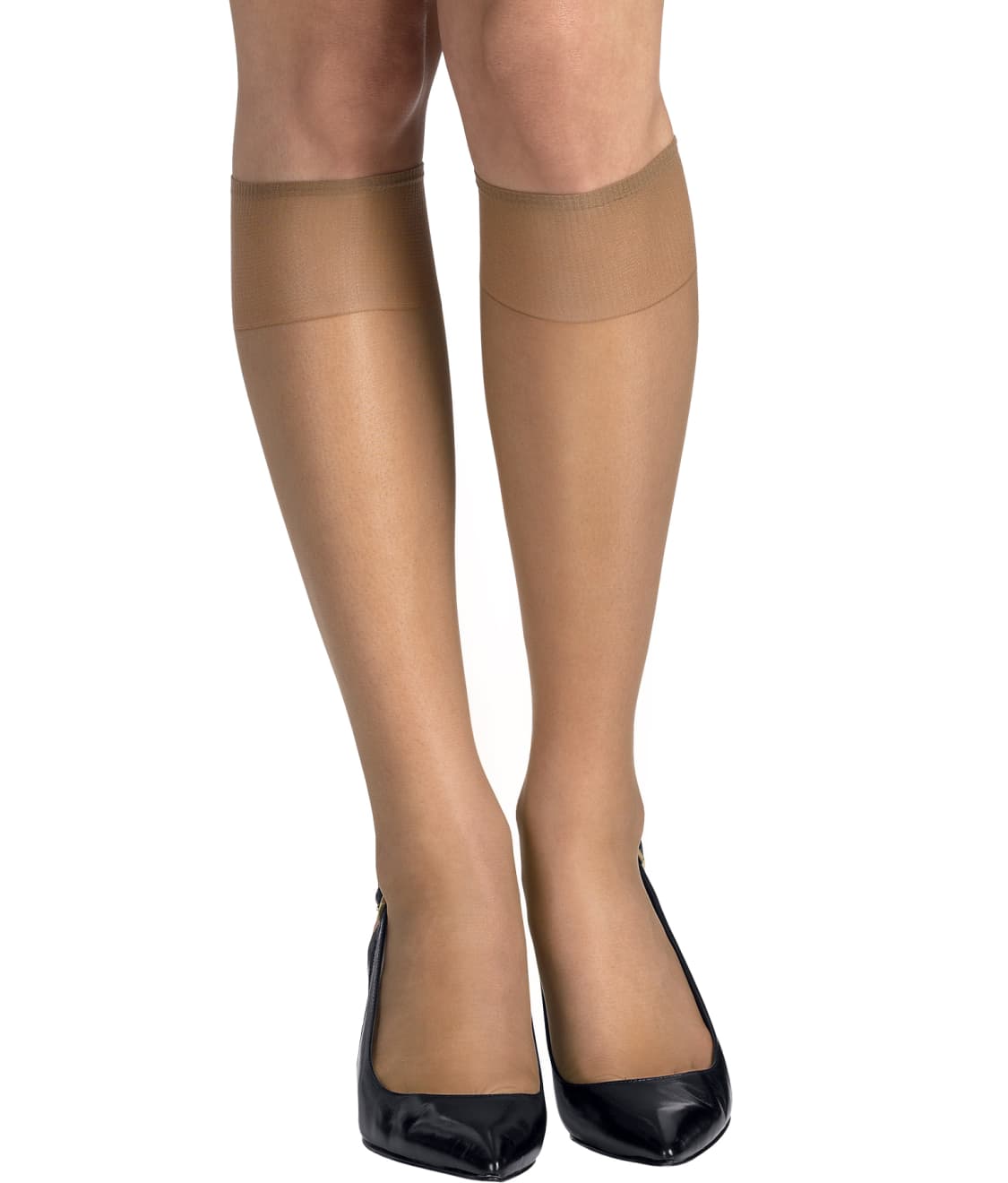 Hanes Silk Reflections Sheer Toe Knee Highs 6 Pack And Reviews Bare Necessities Style Qm6725