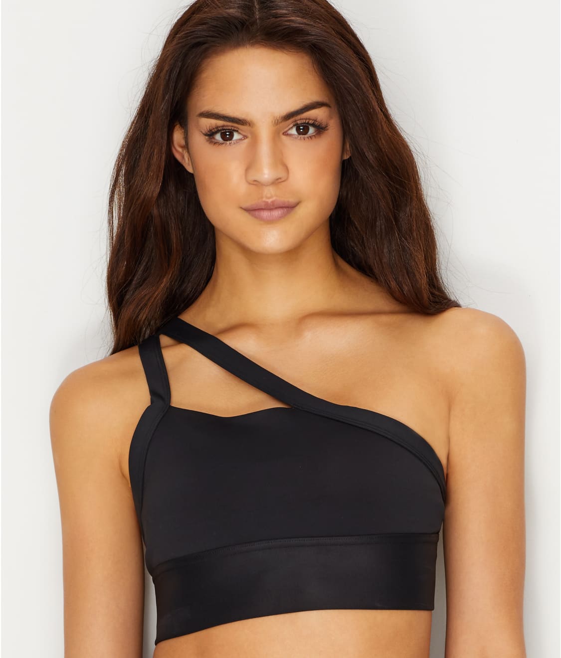 One Shoulder Wire-Free Sports Bra & Reviews | Bare Necessities (Style CD7681)