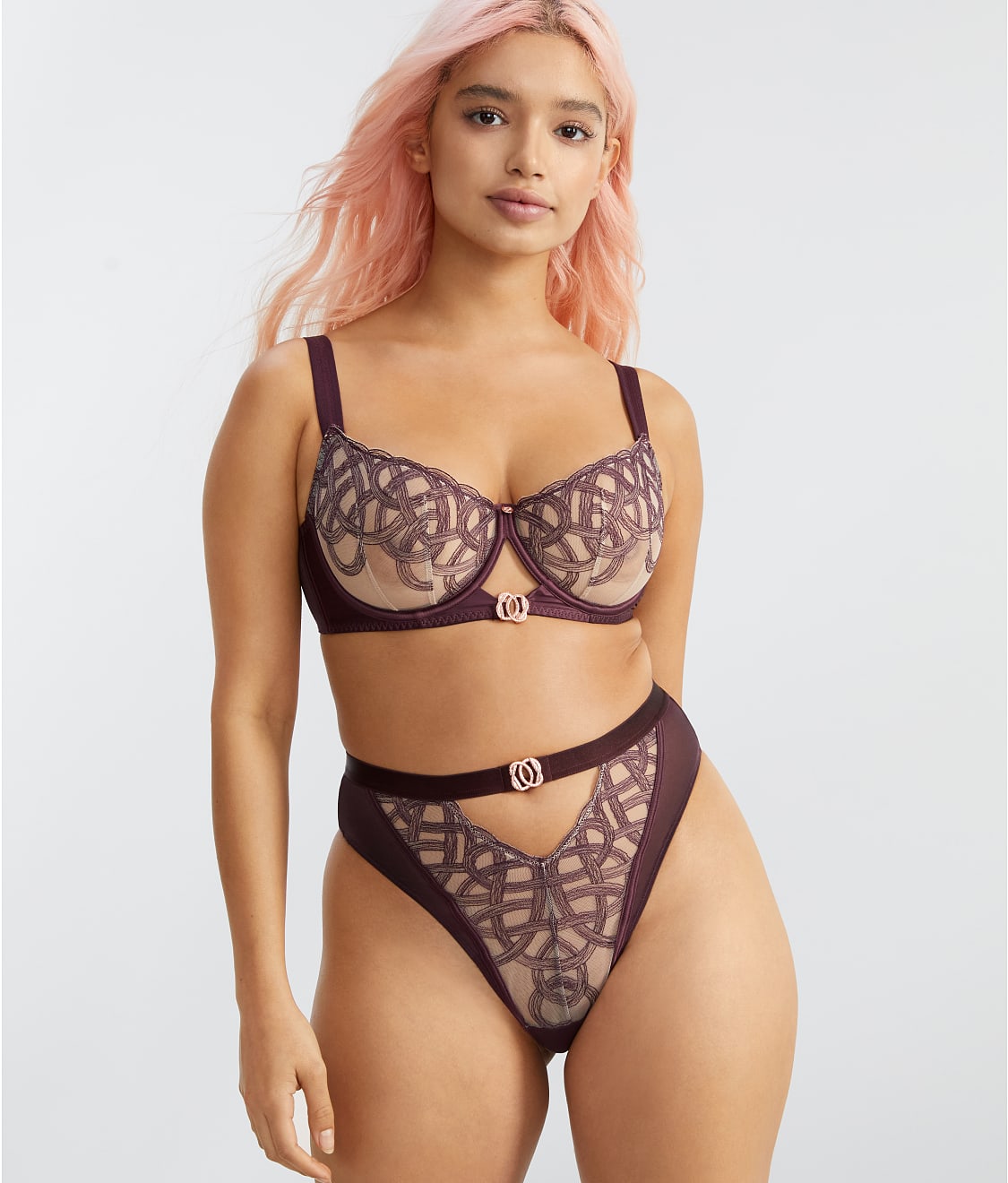Scantilly by Curvy Kate: Lovers Knot Thong ST020212