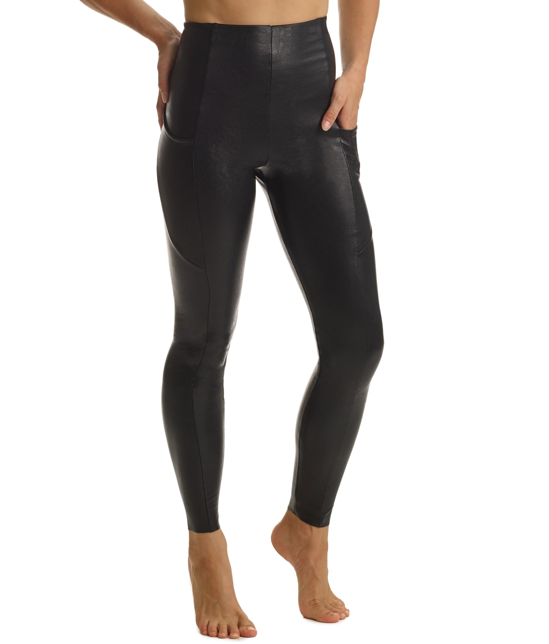 Commando Faux Leather Legging (Black)  Outfits with leggings, Fashion,  Athleisure outfits