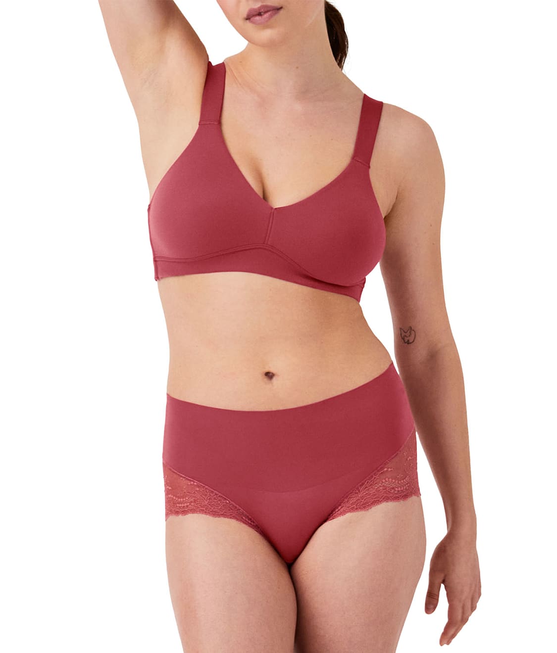 Spanx UNDIE-TECTABLE ILLUSION LACE HI-HIPSTER - Shapewear - linen