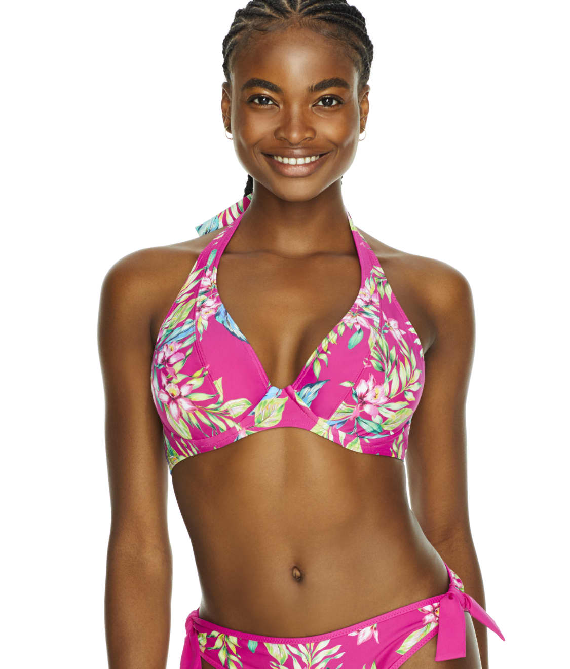 Sunsets: Orchid Oasis Muse Halter Bikini Top 51D-ORCOA