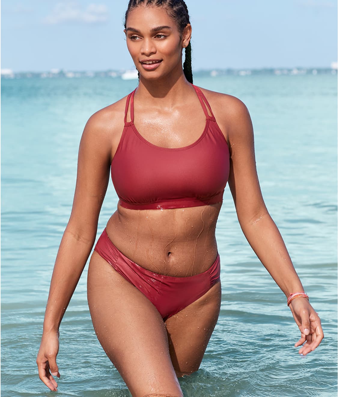 Sunsets: Tuscan Red Taylor Underwire Bikini Top 56D-TUSRE