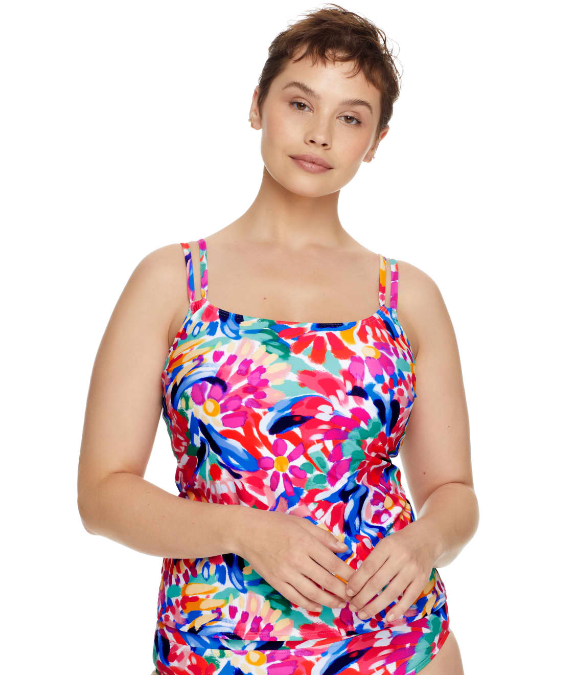 Sunsets: Living Color Taylor Underwire Tankini Top 75D-LIVCO