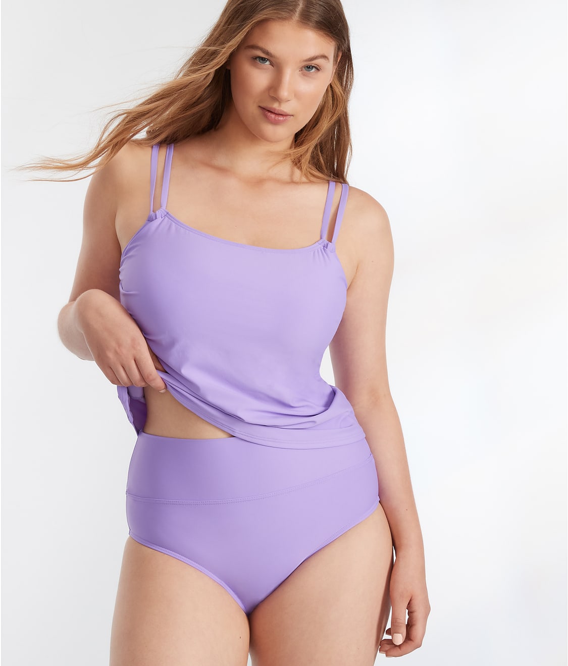 Sunsets: Passion Flower Taylor Underwire Tankini Top 75D-PASFL