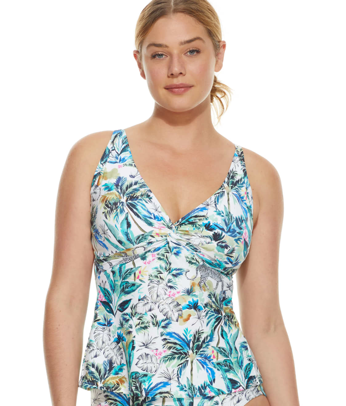 Sunsets: Into The Wild Forever Twist Underwire Tankini Top 77D-INTWI