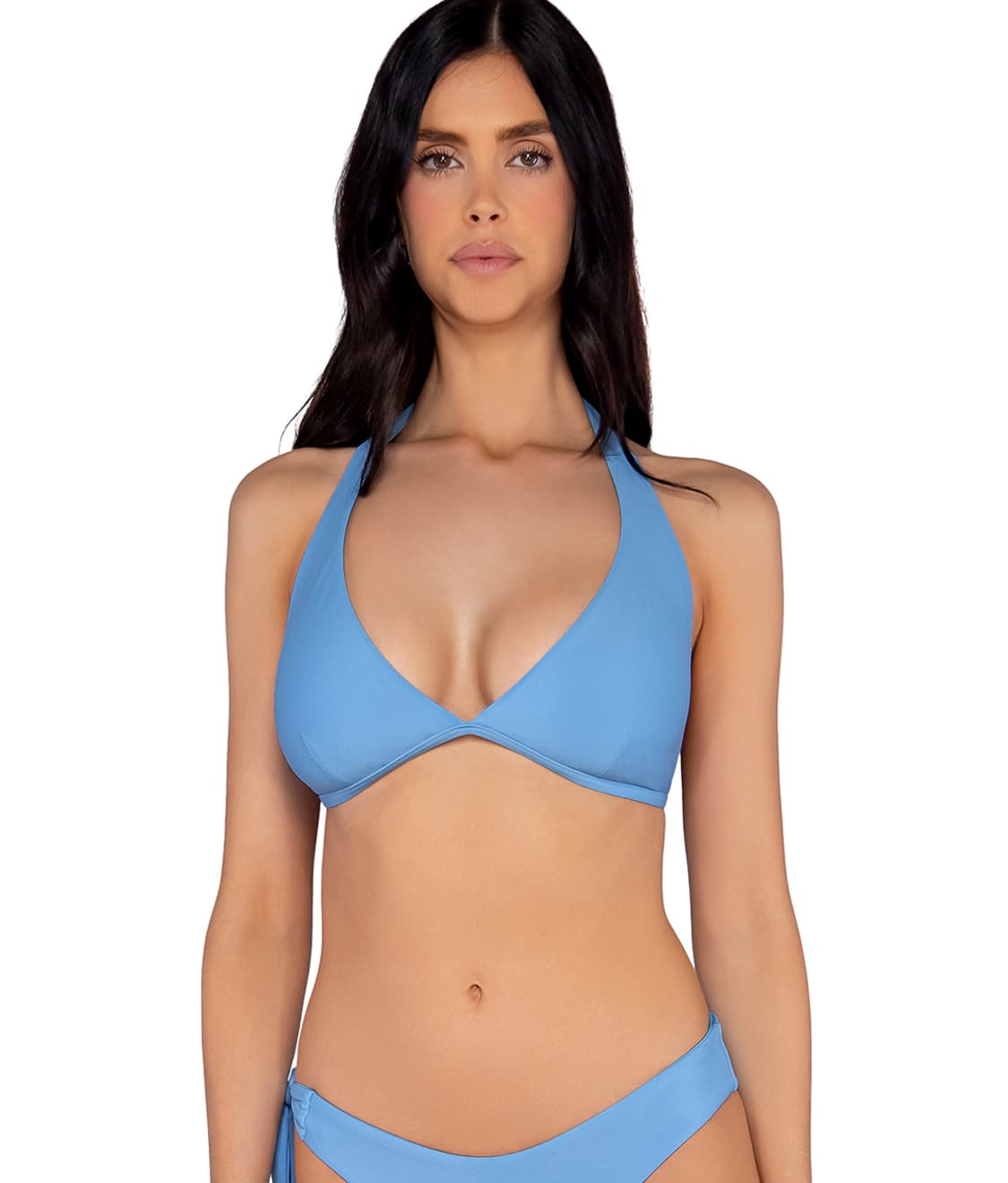 Swim Systems: Blue Poppy Ayla Triangle Bikini Top T508-BPOP