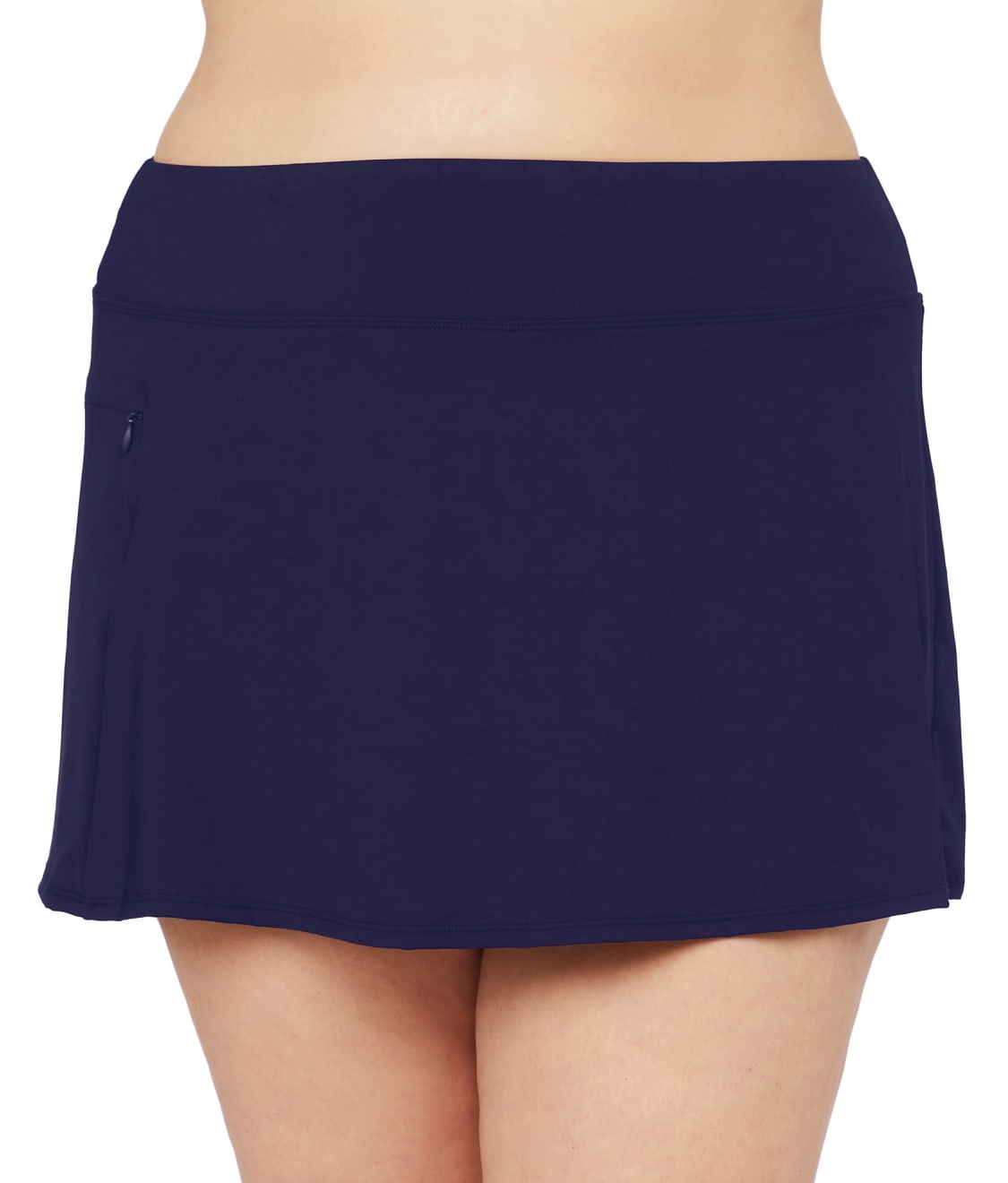 24th & Ocean Solid Swim Skort & Reviews | Bare Necessities (Style TF0G698)