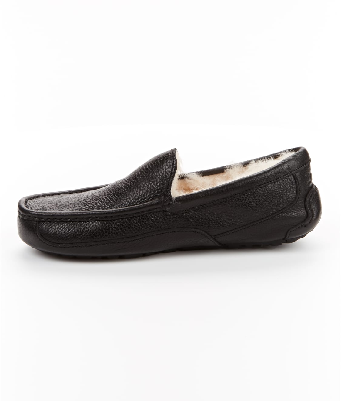 mens ugg ascot leather slippers on sale