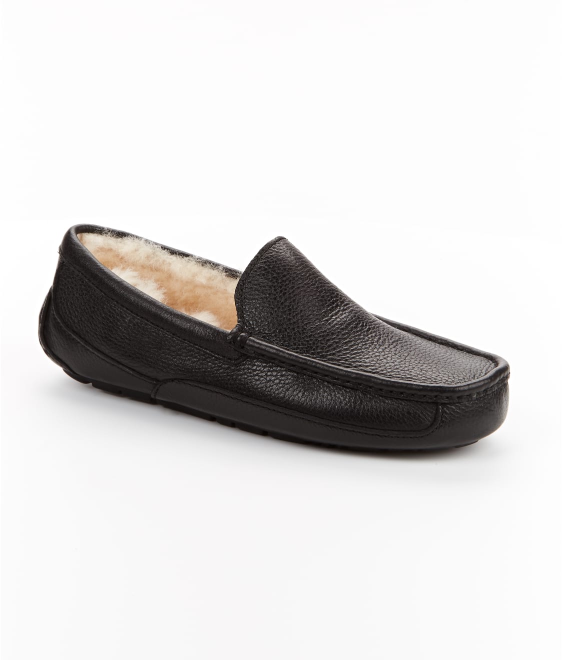 UGG Men's Ascot Leather Slippers & Reviews | Bare Necessities (Style 5379)