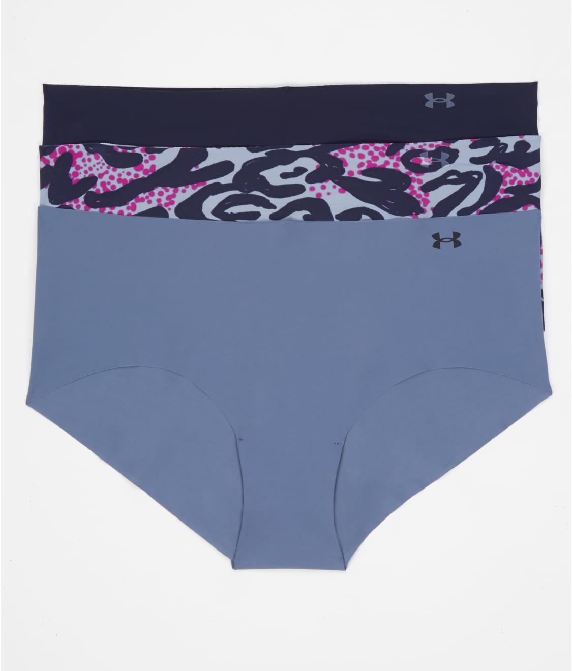 Under Armour Pure Stretch Print Hipster 3-Pack & Reviews | Bare Necessities  (Style 1325659)