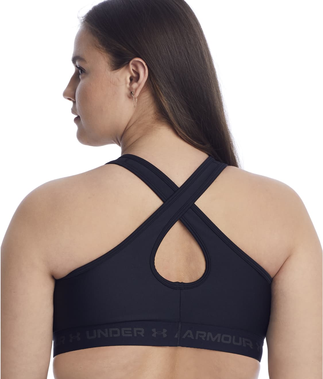 black under armour sports bra