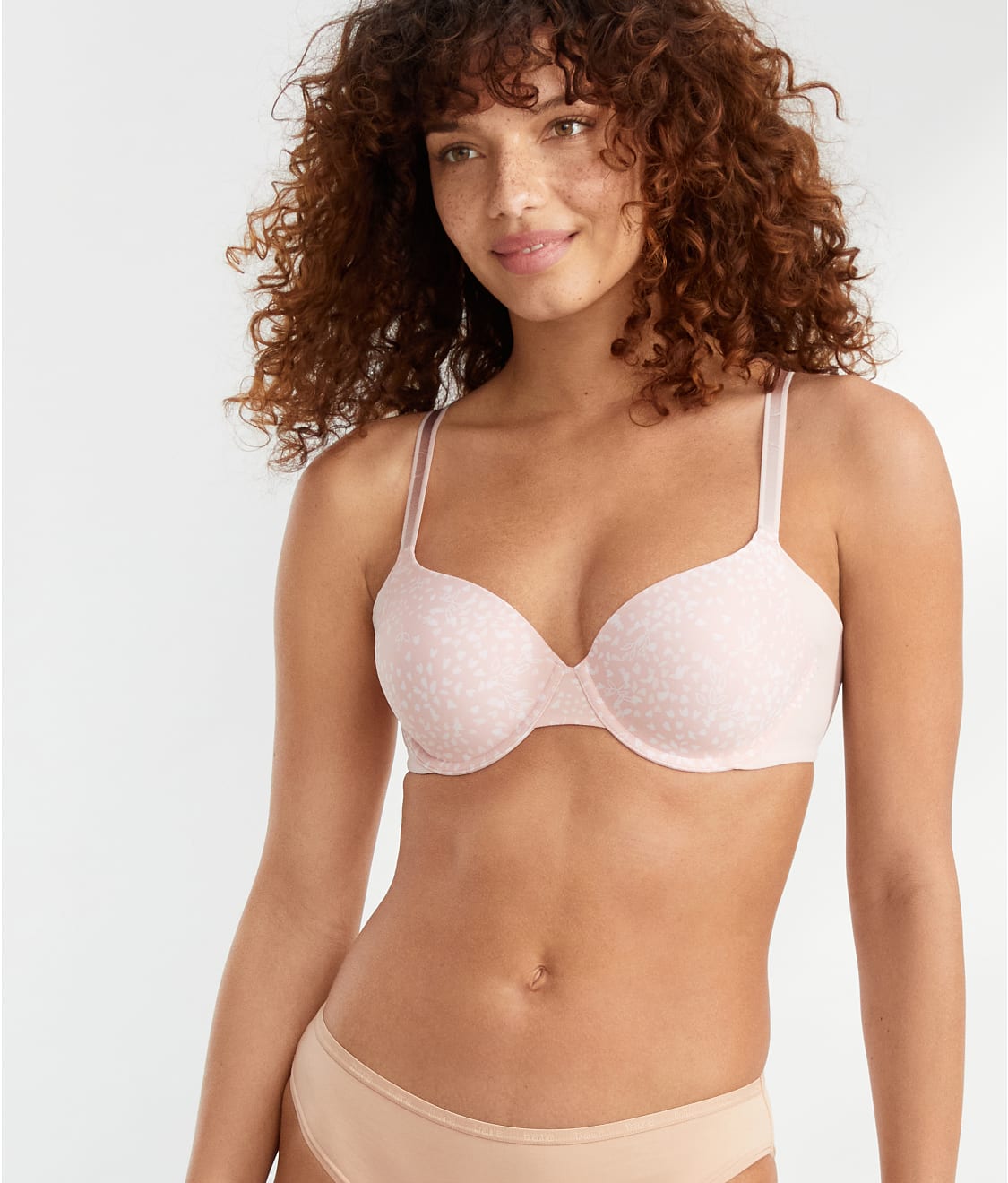 Women No Side Effects Underarm-Smoothing Unlined T-Shirt Bra