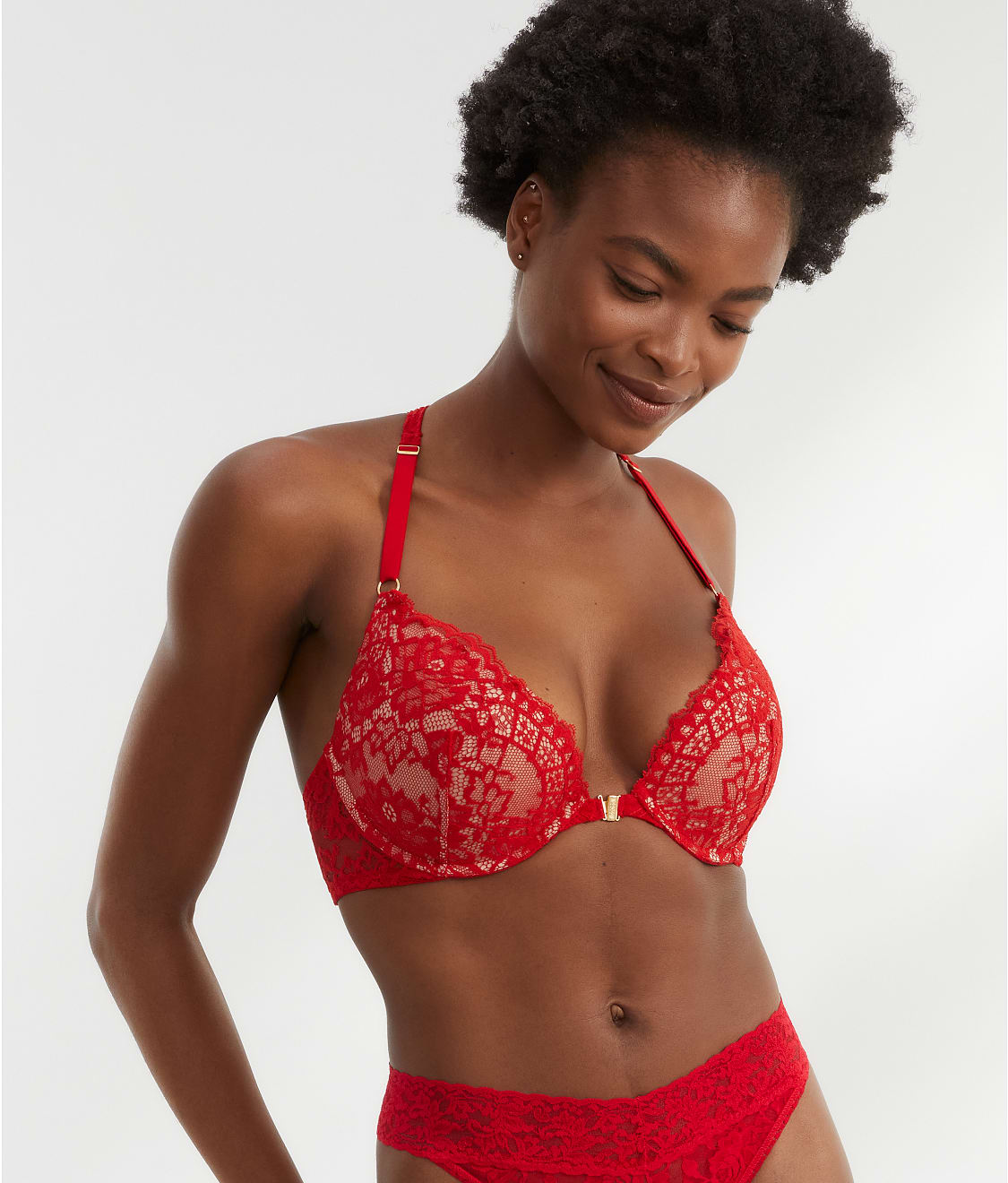 Wolford: Belle Fleur Front-Close Push-Up Bra 4W1203