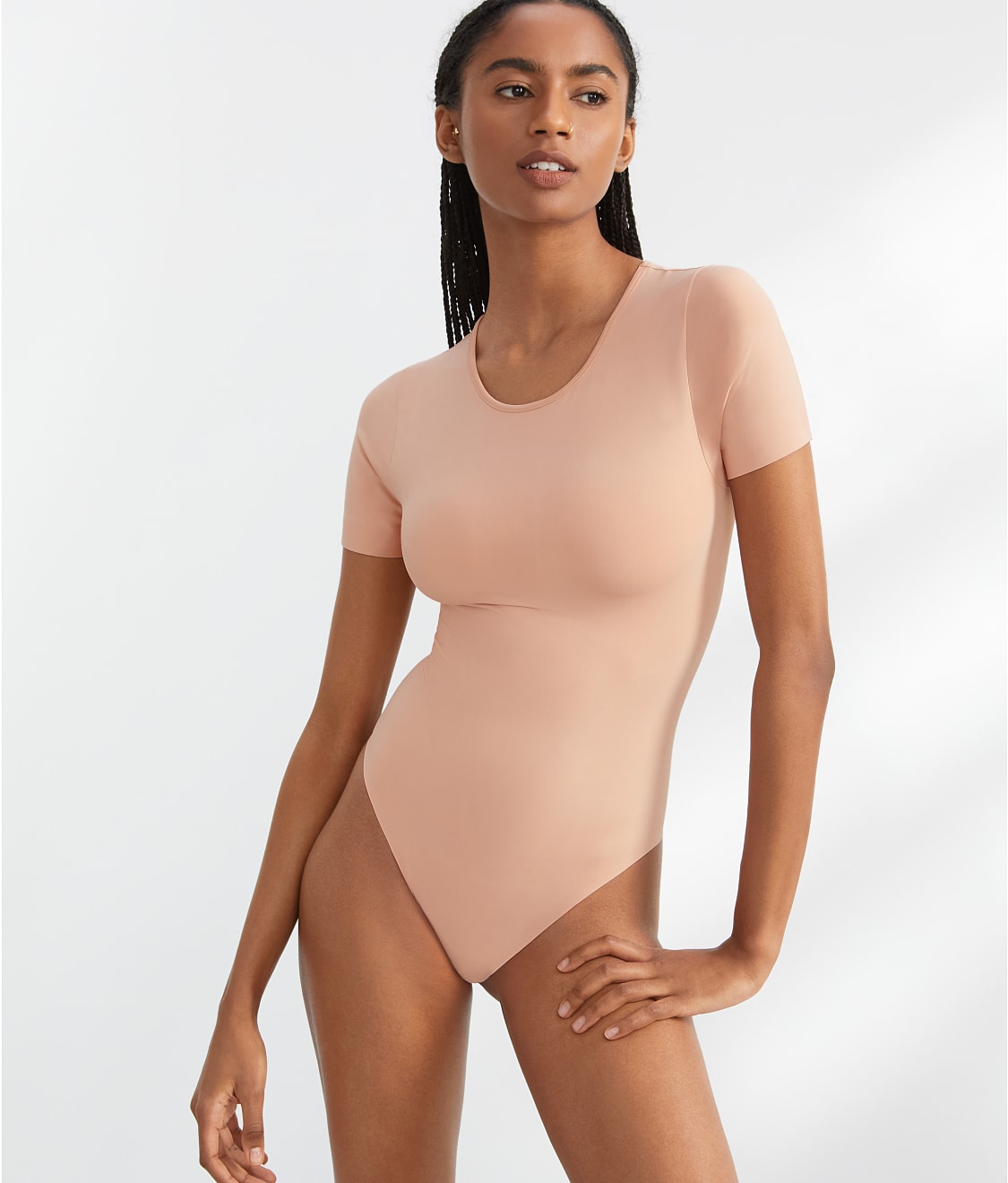  Long Sleeve Bodysuits For Women Crew Neck Body Suit Womens  Slimming Basic Tummy Control Bodysuit Tops
