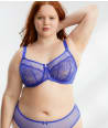 Dita Von Teese PERIWINKLE Gwendoline Lace Full Cup Bra, US 40DD/E, UK 40DD