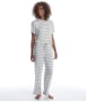 Honeydew Intimates Womens Striped All American Knit Pajama Set  Style-33982-IVORY 